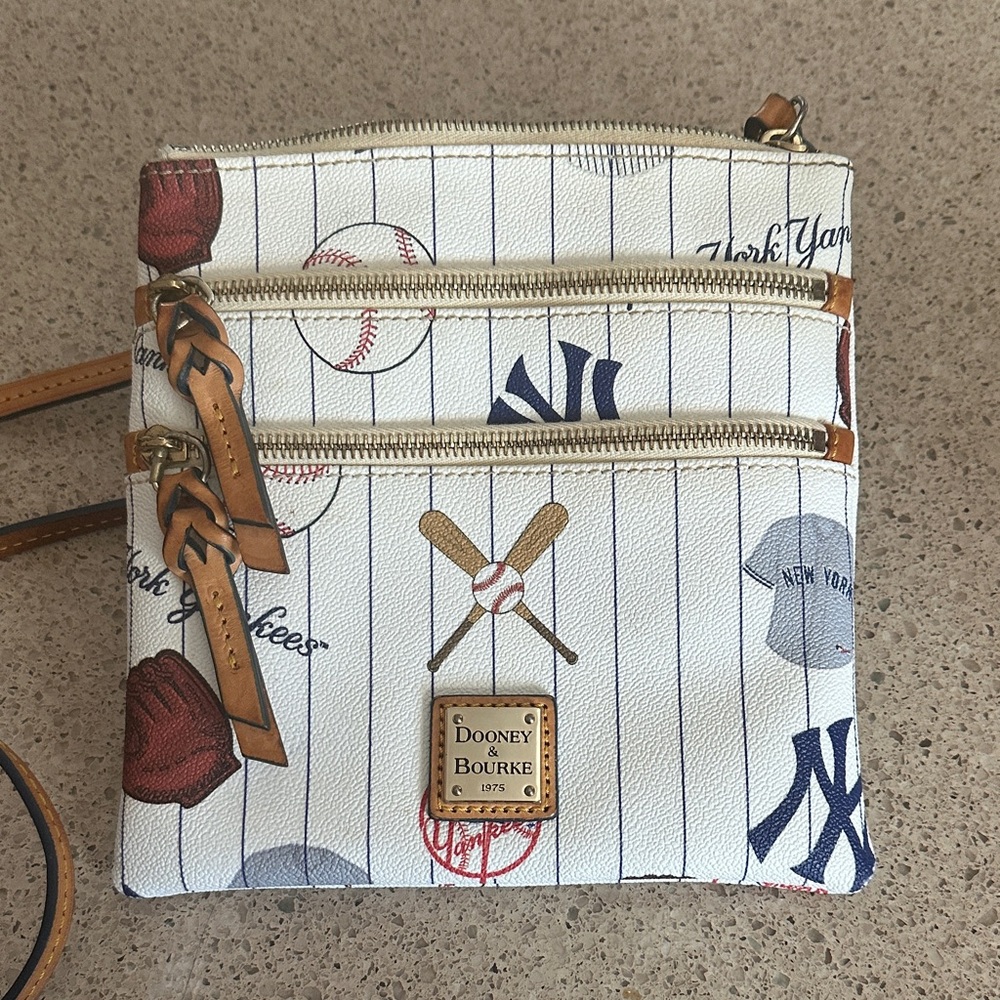 Dooney & Bourke YANKEES Baseball-Themed Crossbody Bag